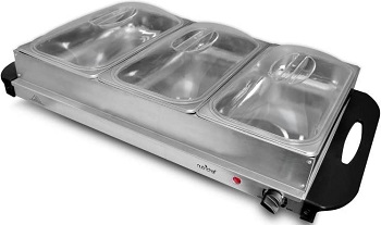 NutriChef 3 Plate Warmer