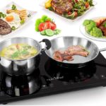 double electric hot plate