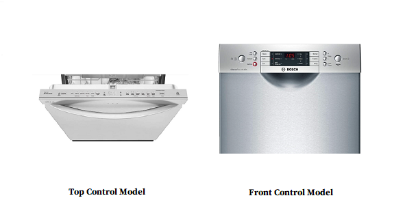 Top Control Vs. Front Control Dishwasher Models