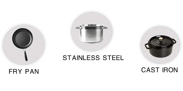cookware for commercial hot plates