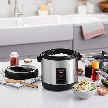 AmazonBasics Two Cup Rice Cooker