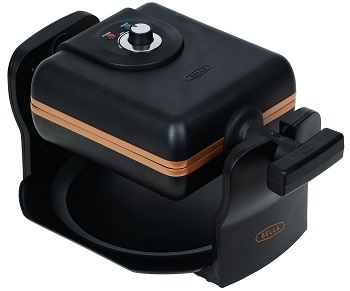 BELLA Black Waffle Maker