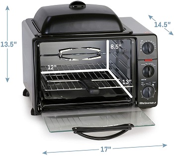 Elite Toaster Oven Rotisserie