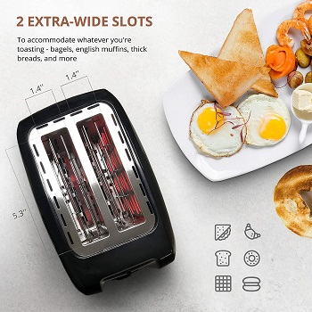 Gastrorag Wide-Slot Toaster 