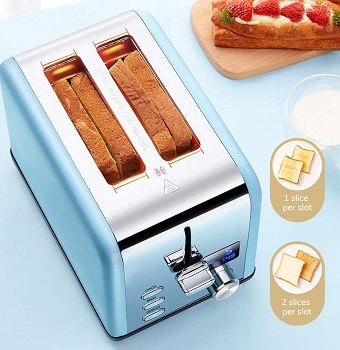 Aevo Compact Light Blue Toaster Review