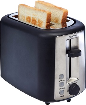 Amazon Basics Portable 2-Slice Toaster