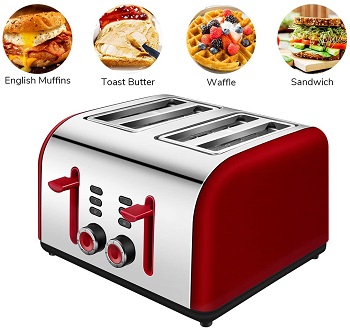 Cusinaid Retro Red Toaster Review