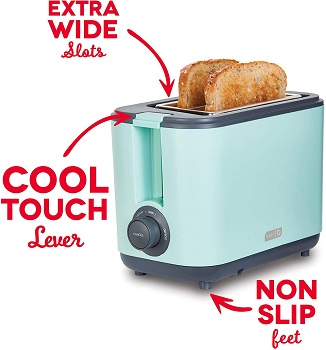 Dash DEZT001AQ Mint Toaster
