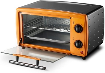 Dulplay Toaster Oven, Orange Review