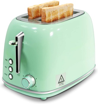 Keenstone 2-Slice Green Toaster