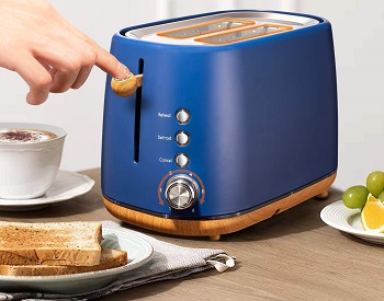 Kichele 2-Slice Blue Toaster