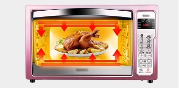 LQRYJDZ Toaster Oven, Rose Gold Review