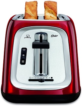 Oster TSSTTRJB07 2-Slice Red Toaster