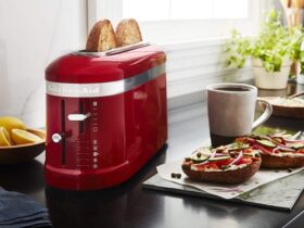 Red 2 Slice Toaster
