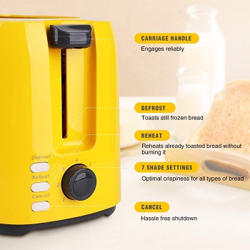 iSiler Portable 2-Slice Toaster 