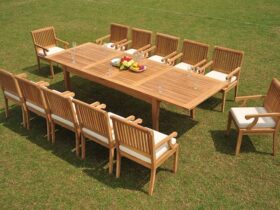 12 person outdoor dining table