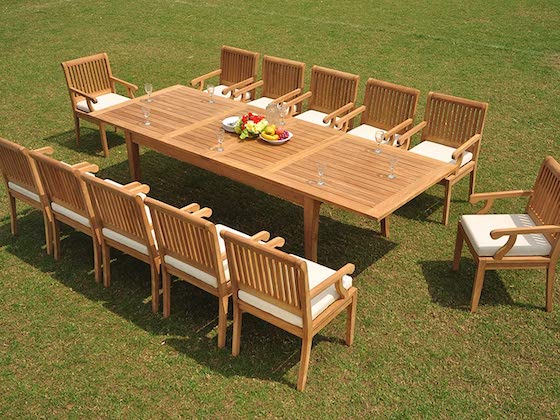 3 Best 12-person Outdoor Dining Tables For Patio & Terrace