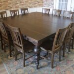 12 seat dining table set
