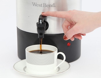 BEST FOR TRAVEL 30 CUP West Bend Coffee Maker