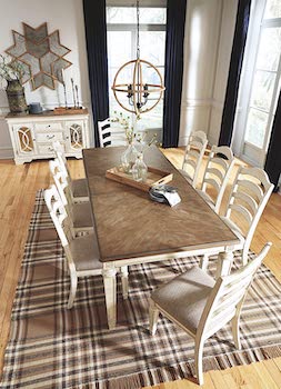 BEST OF BEST Signature Design Farmhouse Table For 10