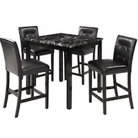 Best High-Top Marble Dining Table Set For 4 Rundown