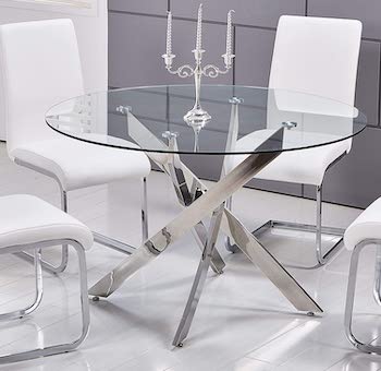 Best Master Furniture Mirage Dining Table