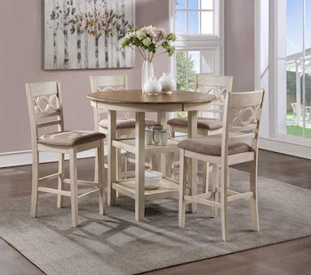 Best Round High Top Dining Table Set For 4