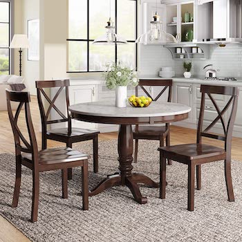 Best Round Marble Dining Table Set For 4