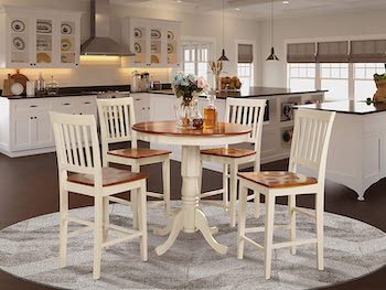 Best Wooden High Top Dining Table Set For 4