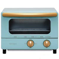 Iris Ohyama Toaster Oven Ash Blue Rundown