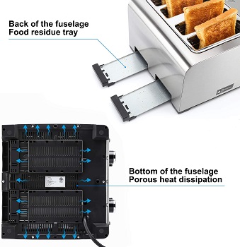 LauKingdom Long Slot Toaster Review