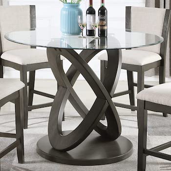 Roundhill Cicicol High Top Dining Set For 4