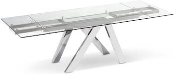 Zuri Furniture Glass Top Table