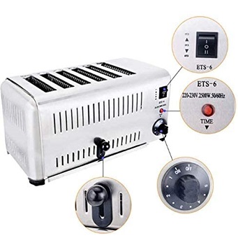 Zxcvbnm Electric 6 Slot Toaster Review