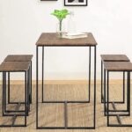 high top dining table set for 4