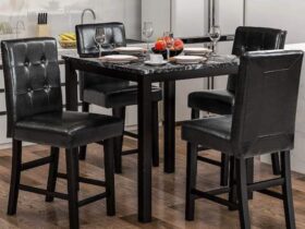 marble dining table set for 4