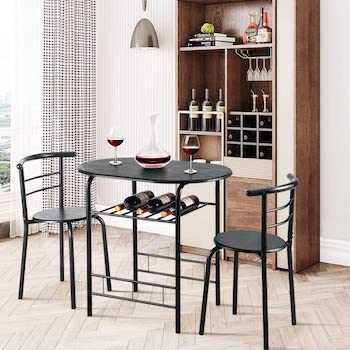 Best Cheap Black 3-Piece Dining Set