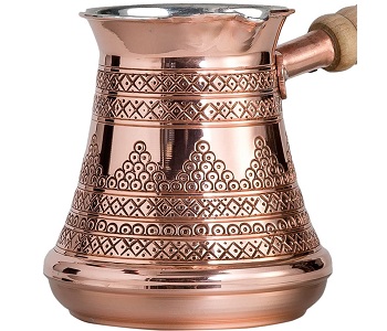 CopperBull Solid Copper Coffee Pot