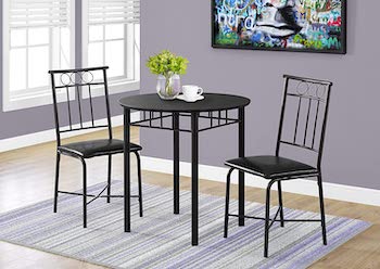 Monarch Specialties Dining Set Black