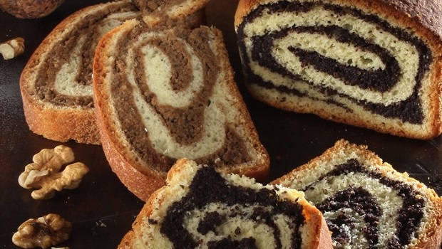 Poppy Seed Roll And Walnut Roll