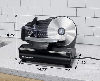 Elite Gourmet Deli Meat Slicer