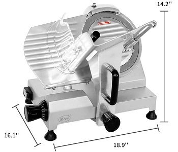 Zica Chrome-Plated Meat Slicer