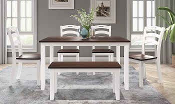 Best Wooden Dining Table 4 Chairs & Bench