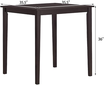 Giantex Square Dining Table