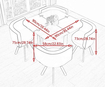 Myself-Table & Chair Furniture Set