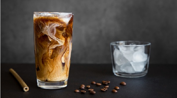 iced coffee in a glass