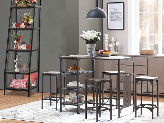 Best 5 Piece Counter Height Dining Set With Storage