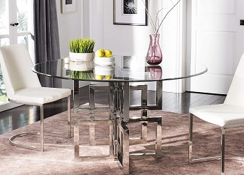 Best Modern 42 Inch Round Glass Dining Table