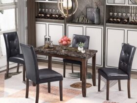 Best 5 Piece Dining Set With Upholstered Chairs Rundown