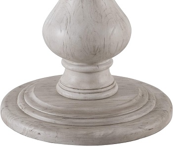 Best Farmhouse 54 Inch Round Pedestal Dining Table